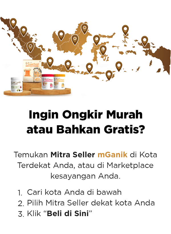 Beli mGanik Metafiber — Channel Penjualan